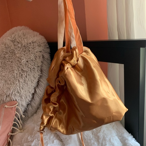 Gold Satin Bag - Picture 2 of 5